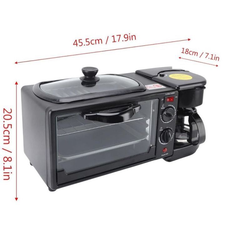 3-in-1 Breakfast Machine features
